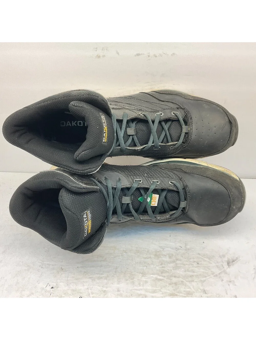 Dakota Men's 3617 Mid-Cut Quad Lite Steel Toe Steel Plate Shoes Black Size 13M